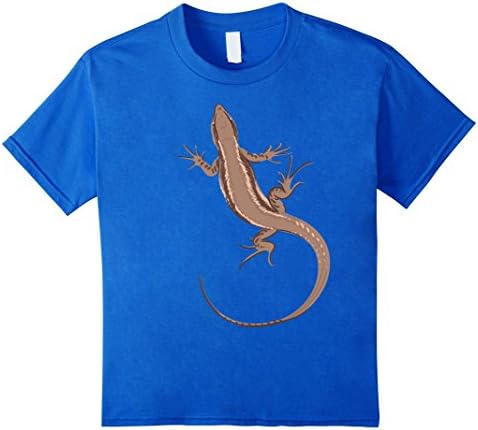 Lizard T Shirt Tshirt for men women boys girls kids Kids 4 Royal Blue