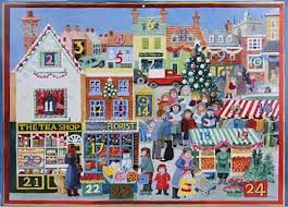 Download caspari Advent Calendar Cards with envelope - Christmas Village Matthew Rice Download caspari Advent Calendar Cards with envelope - Christmas Village Matthew Rice