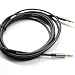 Produktbild ketdirect schwarz rot 1,5 ft/Einzelbett/4.5ft/1,8/9FT vergoldet Design 3,5-mm Stecker auf 2,5 mm Stecker Auto-Audio Kabel Kopfhörer Connect Kabel für Apple, Android Smartphone, Tablet und MP3-Player ¡