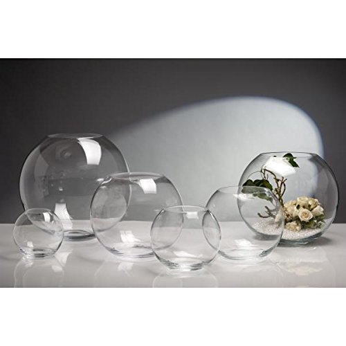 Glaskugel, Kugelvase GLOBE H. 17cm Ø 19cm Glas transparent Sandra Rich - 2