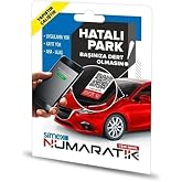 Numaratik Qr Okuyucu Hatalı Park Cam Etiketi Sticker Numaranız G&ouml;r&uuml;nmez
