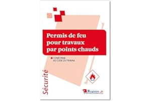 REGISTRE.FR Registre de sécurité - Permis de feu pour travaux par points chauds - P034
