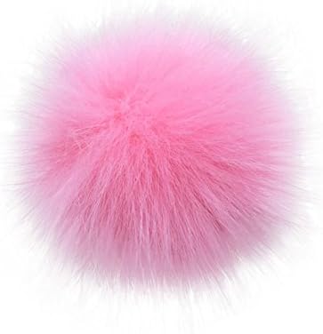 prelikes 14cm/16cm Soft Faux Fur PomPom DIY Car Handbag Keychain Fluffy Ball Pendant