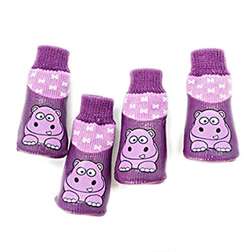 LOVEPET Calze per Cani Calzini Antiscivolo Impermeabili Copriscarpe per Cani Anti-Grab Calze Scarpe Scarpe E Calze per Animali Domestici