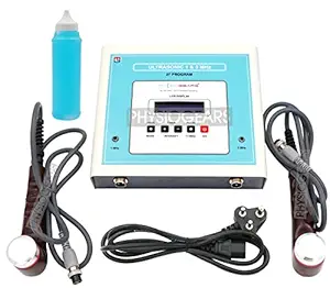 Ultrasound Physiotherapy Machine 1 & 3 MHz with One year replacement warranty along with user manual for guidance