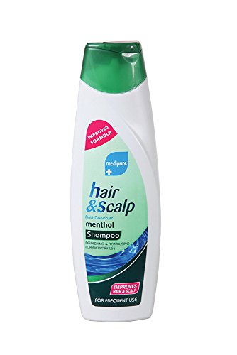 Medipure Cabello y cuero cabelludo de anti-Dandruff de Mentol Champú, 400 ml