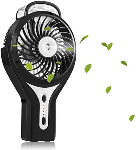 Gerhannery USB Portable Fan for Travel Mini Misting Fan with Handheld Fans Rechargeable Battery Personal Fans Water Fan Spray