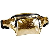 metallic gold fanny pack
