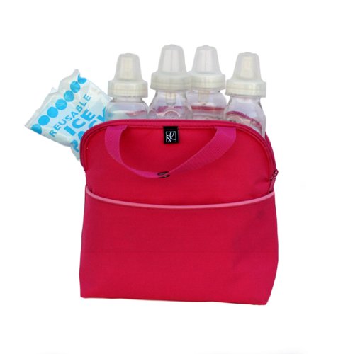 JL Childress Maxi Cool 4 Bottle Cooler (Pink)