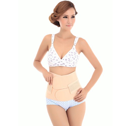 Museya Breathable Elastic Postpartum Postnatal Recovery Support Girdle Belt Belly Waist Slimming Shaper Band - Size L