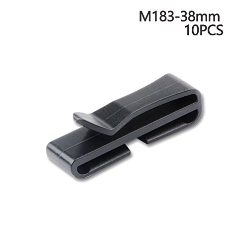 multi-size Gurtband Clip Gürtelclip Cam Schnalle Knebelknopf aus Kunststoff Clip, 38 mm