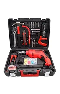 Foster FK-3513 PRO 650W 13mm Reversible 130pcs Impact Driver Drill Machine Kit(13mm Chuck Size, 650W)