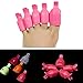 DDLBiz® 5Pcs Toenail Soak Off Clip Caps Gel Nail Art Tips Reusable Clamp Remover