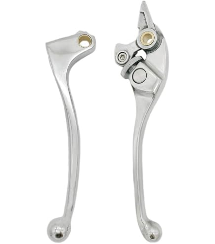 Leviers Embrayage Frein Moto Réglables - Pour CB400, CBR600, Hornet | Noir Et Jaune