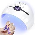 NAILGIRLS Lampade UV LED Per Unghie, 48W, Portatile, Fornetto Asciuga Smalto per Manicure/Pedicure, Sensore Di Avvio Automati