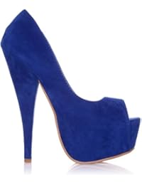 chaussure bleu electrique