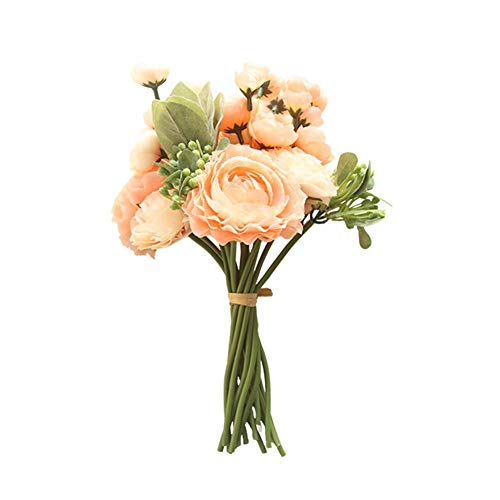 Preisvergleich Produktbild redshooeYY Künstliche Blumen, gefälschte Blumen Stoff Kunststoff Braut Hochzeit Bouquet für Hausgarten Party Hochzeit