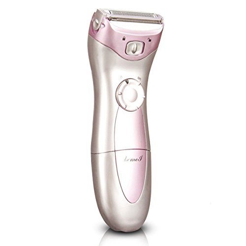 Kemei Women Lady's Electric Rechargeable Hair Shaver Epilator Waterproof Multifunction Bikini Line Legs Armpit Body Trimmer Remover Razor