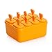 Produktbild Fenrad® Rechteck Mit Deckel Eis Pop Schimmel Ice Pop Molds DIY Eiscreme Popsicle Formen (Satz von 8) - Orange