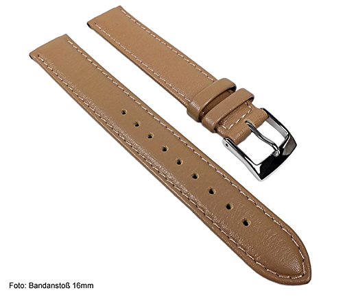 Miami Ersatzband Uhrenarmband Kalbnappa Band Blassbraun 22580S, Stegbreite:13mm Miami Ersatzband Uhrenarmband Kalbnappa Band Blassbraun 22580S, Stegbreite:13mm