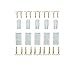 Produktbild TAMIYA Stecker/Buchse, Stecksystem, verpolungssicher, mit vergoldeten Kontakte, 5 Paar/Pckg