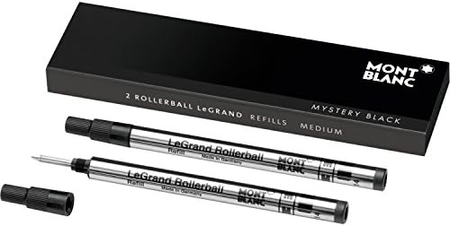 montblanc 105164 2x1 Legrand rollerball refill M Medium mystery black for pen
