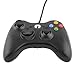Produktbild LESHP Wired Gamepad Controller, USB Wired Joypad Controller für Microsoft Xbox Slim 360 PC (Windows XP / 7/8/10), Android (TV / Telefon / Tablet) und PS3 (Schwarz)