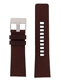Diesel Uhrband Wechselarmband LB-DZ1668 Original Ersatzband DZ 1668 Uhrenarmband Leder 27 mm Braun