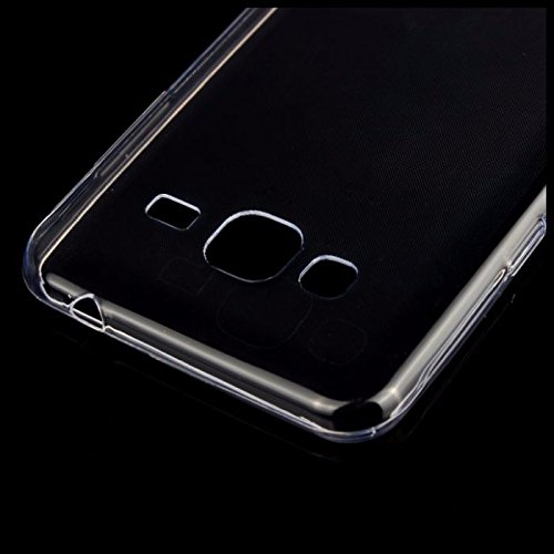 TBOC Pack  Funda de Gel TPU Transparente   Protector Pantalla Vidrio Templado para Samsung Galaxy J3  2016  - Samsung Galaxy J3  Funda de Silicona Ultrafina y Flexible  Protector de pantalla Resistente a Golpes  Ca  das y Ara  azos 