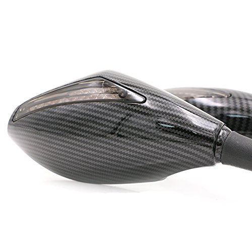 Motorrad Spiegel integrierter Turn Signal Spiegel Seite Rückspiegel Rückseite LED für Honda CBR 600 F4i 929 954 RR F1 F2 Hurricane - 5