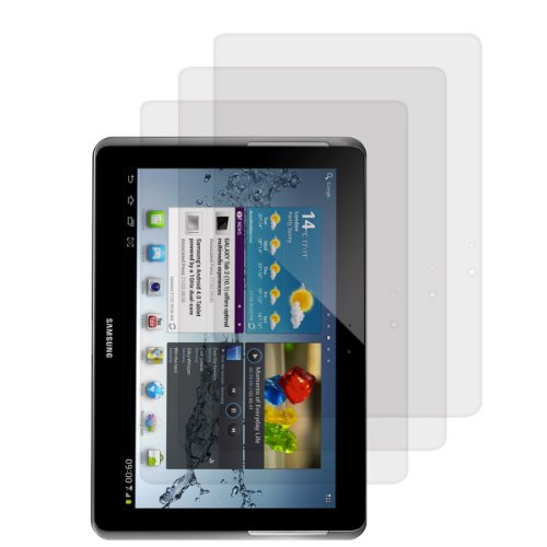 3x kwmobile Folie matt für Samsung Galaxy Tab 2 10.1 Displayschutzfolie - Schutzfolie Anti-Fingerabdruck Displayschutz Displayfolie entspiegelt