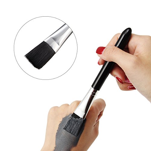 Gesichtsmaske Bürste, LuckyFine Profi Gesichtsmaske Pinsel Beauty Mask Pinsel weichen Bürste schwarze - 3