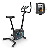 FLEXIBLE: Para un comienzo ideal, la bicicleta cuenta con 8 niveles de resistencia que puedes regular para progresar en tu entrenamiento. El sillín con altura regulable, puedes sentarte a tu altura adecuada para realizar el ejercicio correctamente.
