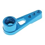Material: Metall B Blesiya 25 Zähne Servohorn Servoarm Servo Horn Arm 25mm Zubehör für 1/18 Wltoys A949 A959-b A969 A979 K929 - Blau