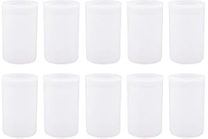 Homgaty 30 Pcs 35mm Film Canisters with Lids Empty Camera Reel Containers for Scientific Activity Small Accessories, Beads, Alka Seltzer Rockets