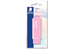 ‎STAEDTLER STAEDTLER Radierer in schönen Pastell-Farben, mit praktischer Kunststoffhülse, farbig sortiert, 525 PSBKPA