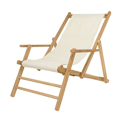 Preisvergleich Produktbild Maxx Deckchair Liegestuhl Acryl - natur