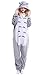 Produktbild Dolamen Erwachsene Unisex Jumpsuits, Kostüm Tier Onesie Nachthemd Schlafanzug Kapuzenpullover Nachtwäsche Cosplay Kigurum Fastnachtskostuem Xmas Halloween (Large (65"-68.8"), Totoro)