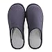 Produktbild JINRONG Baumwolle Pantoffeln Weiche Hausschuhe Haus Slipper Rutschfeste Slippers Indoor Pantoffeln- Daunendecke Innenboden Warm Rutschfeste Baumwolle Hausschuhe (Farbe : Gray, größe : 41/42)