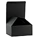 Produktbild RUSPEPA Recyclingkarton-Geschenkboxen - Kleine Geschenkbox Mit Deckeln Für Handwerk, Cupcake Und Kekse - 13X13X8 cm - 30Er Pack - Schwarz