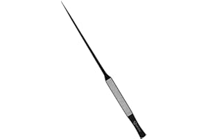 Q GROW INNOVATIVE AQUA TOOLS Q-Grow Excellence Pince à épiler pour Aquarium en Forme Droite - 25 cm Acier Inoxydable Noir