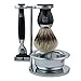Geo F Trumper Chrome Shaving Stand with Shaving Soap Bowl (Stand & Bowl Only)