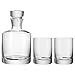 Produktbild WMF Whiskeyglas Tumbler 0,25ml Whiskeykaraffe 0,75ml Kristallglas Whiskey-Set 3er Set spülmaschinengeeignet kratzbeständig bruchsicher klar transparent Whiskyflasche und Whiskybecher