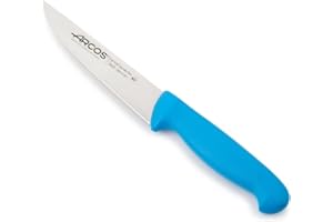 Arcos Serie 2900 - Cuchillo Cocina - Hoja de Acero Inoxidable Nitrum de 150 mm - Mango inyectado en Polipropileno Color Azul