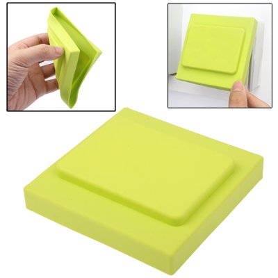Silicone Light Switch Covers Protector Decoration for Home (Green)