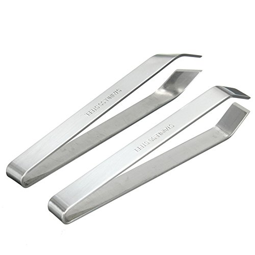 Da.Wa Fischgrätenzange Grätenzange Fischräten Pinzette Küchen pinzette Edelstahl,set of 1 - 3