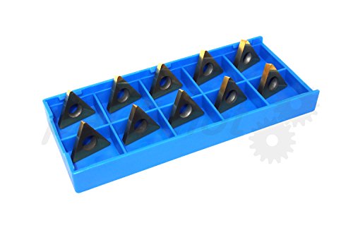 10 x PAULIMOT Schneidplatte Wendeplatte für Fräskopf TPGW160308