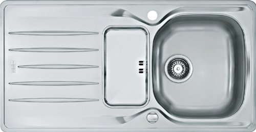 Franke Libera LIX 681 Edelstahl-Spüle Küchenspüle Spülbecken Auflage Siebschale