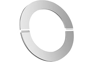 CWOQOCW Coperture estetiche a rosetta realizzate in acciaio inossidabile (160 mm)