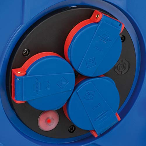 Brennenstuhl 1218370 Garant - Carrete alargador de cable (25 m, AT-N07V3V3-F 3G1,5, IP 44)